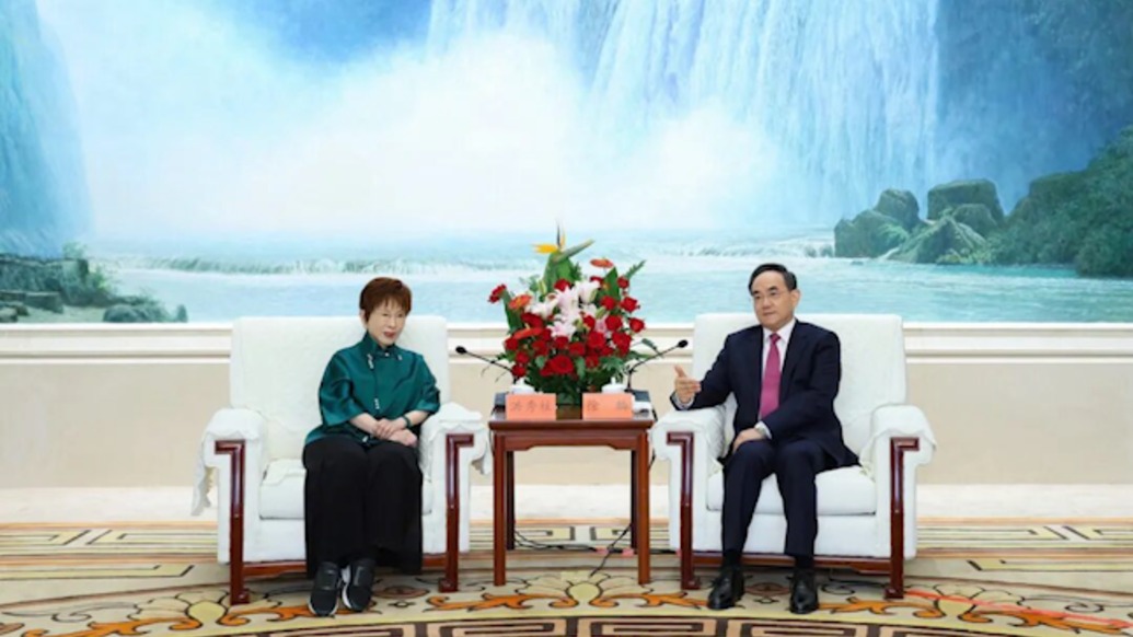 貴州省委書記徐麟會見洪秀柱