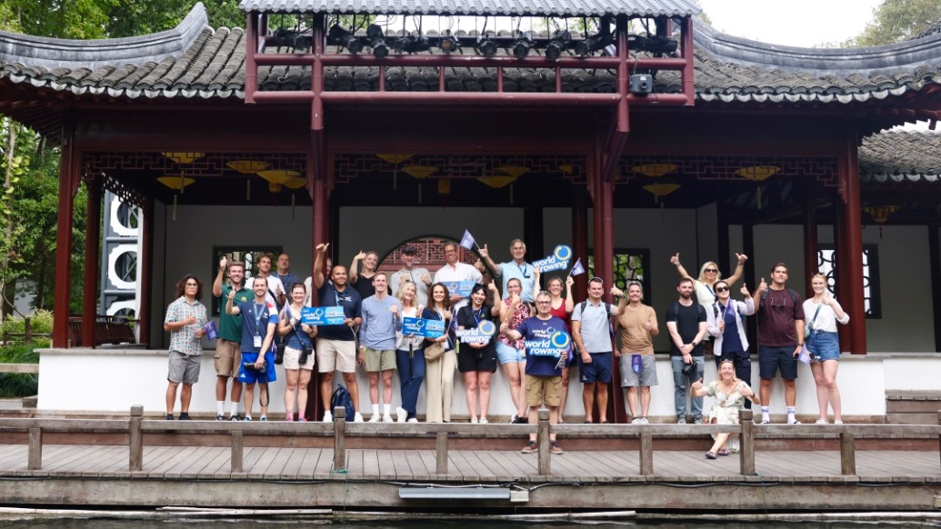 這群賽艇世錦賽的特別客人，感受朱家角古鎮(zhèn)水韻