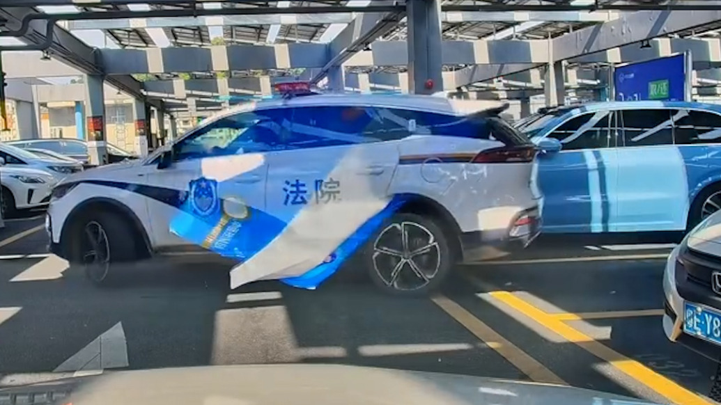 广东英德法院通报“警车在150公里外山姆”：采取调阅行车记录仪等措施核查中