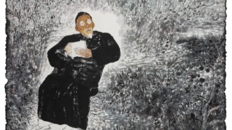 這幅《賓虹寫生圖》將被捐贈(zèng)給上海