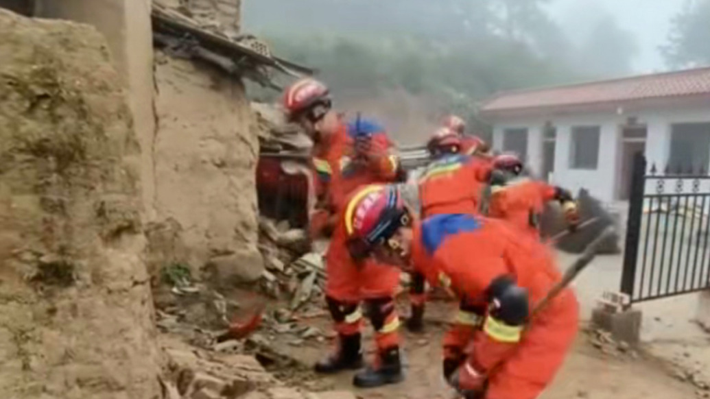 甘肃陇西地震造成部分房屋受损,7人受伤