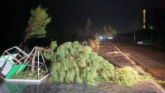 臺(tái)風(fēng)“博羅依”登陸越南河靜省一帶，部分地區(qū)斷電斷網(wǎng)