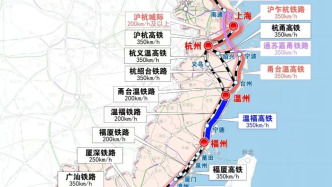 新建溫福高鐵開工：計劃2030年通車，將密切長三角與粵港澳聯(lián)系