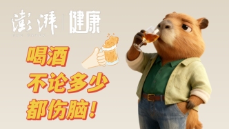 喝酒不论多少都伤脑