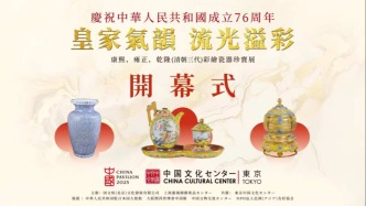 清代彩繪瓷“流光溢彩”在東京