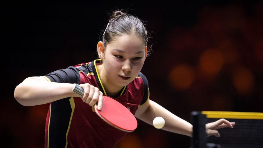 每局两分分差不敌蒯曼，华裔选手赫尔希想和强者过招