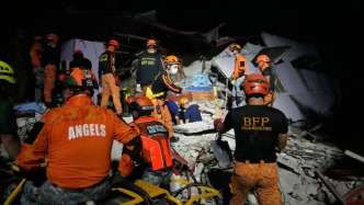 菲律宾强震已致72死，震中博戈市房屋损毁严重