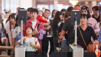 全國鐵路國慶中秋假期運輸累計發送旅客超1億人次，預計今日發送1755萬人次