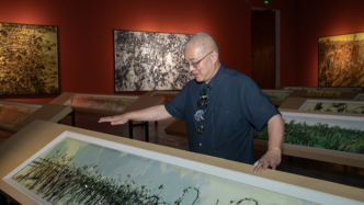 山水與葵原，寧波美術(shù)館舉辦許江藝術(shù)展