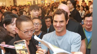 費德勒感嘆上海變化大，期待中國誕生更多巨星
