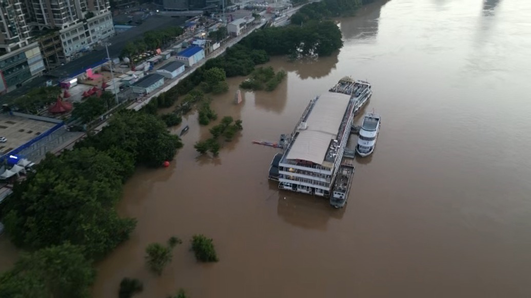 郁江今年第1號(hào)、2號(hào)洪水接連來襲,廣西南寧迎防汛大考