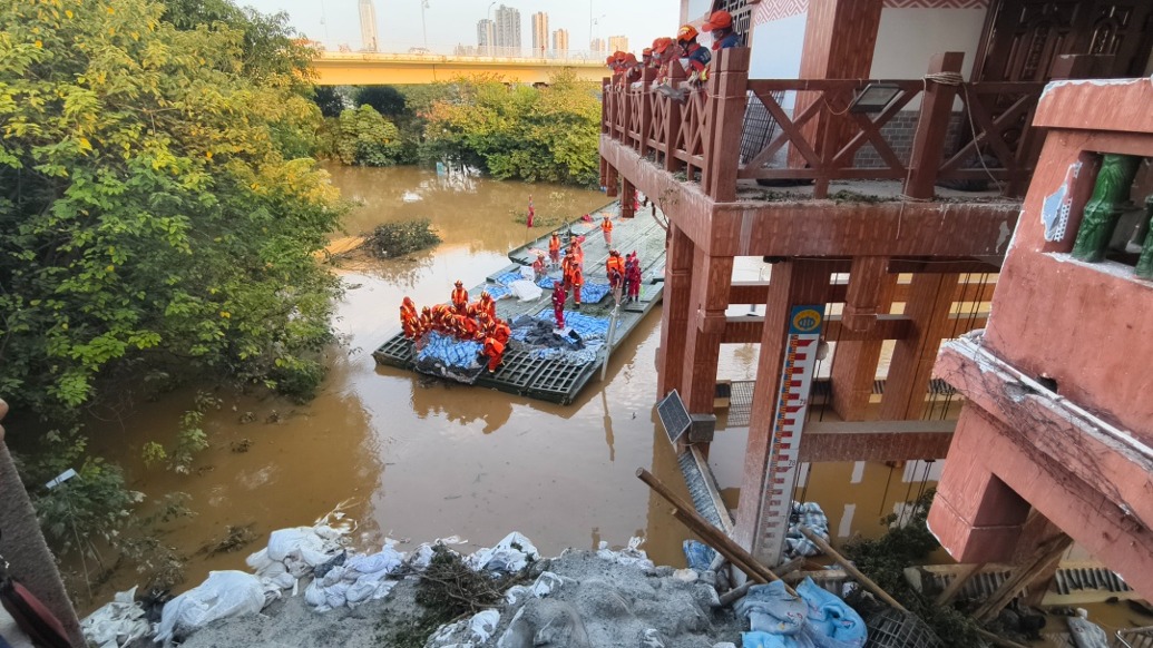 持續(xù)奮戰(zhàn)三天兩夜，南寧市江北大道北大堤隱患基本排除