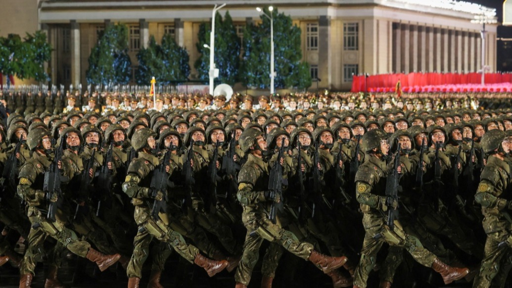 朝鮮舉行盛大閱兵式慶祝勞動(dòng)黨成立80周年，金正恩發(fā)表講話