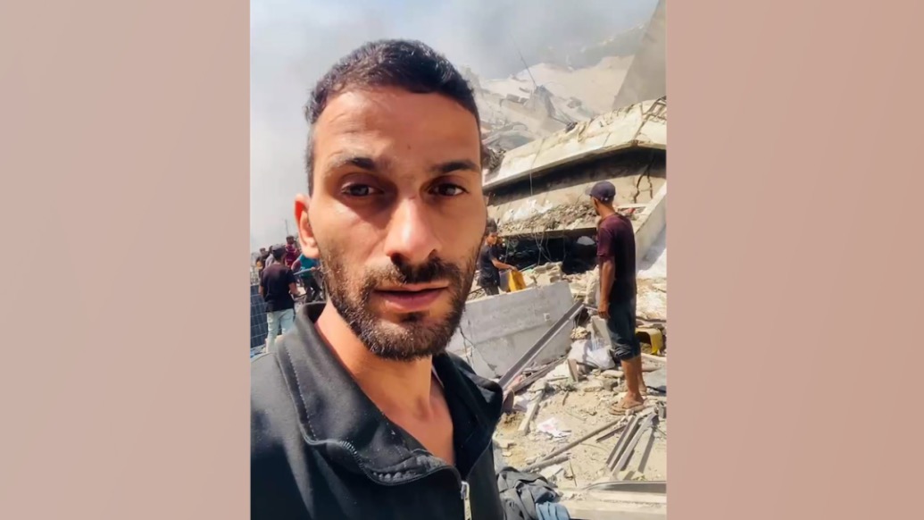 連線丨加沙人親述?；鸶惺埽簾o(wú)人機(jī)還在盤(pán)旋，沒(méi)安全感怕戰(zhàn)火重燃