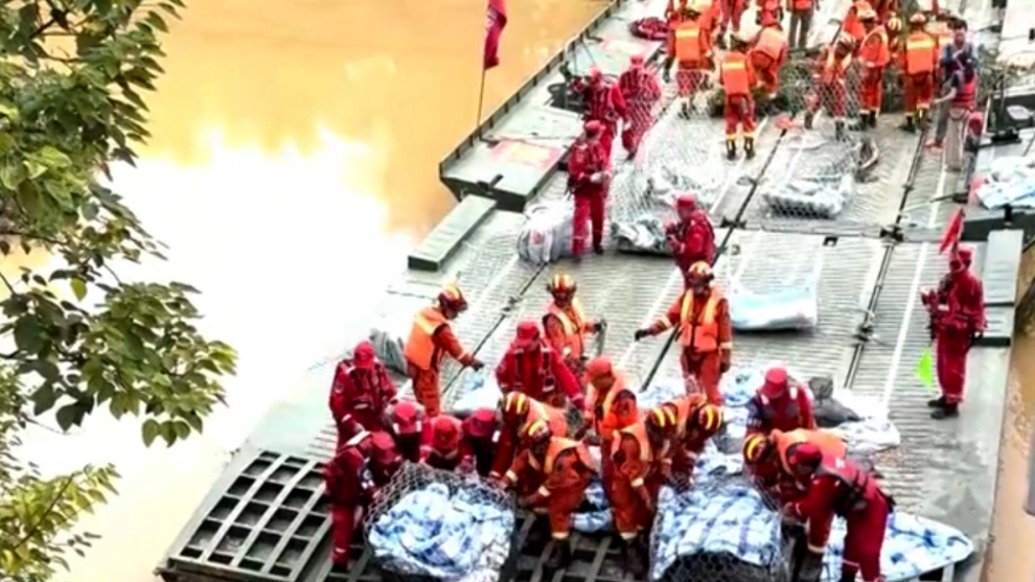 南寧再次通報“北大橋堤外塌陷”：洪峰過境堤防安全，進一步實施加固措施