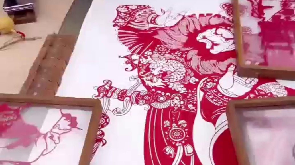 打卡灵璧钟馗文化园:非遗剪纸里的钟馗,胡须都栩栩如生