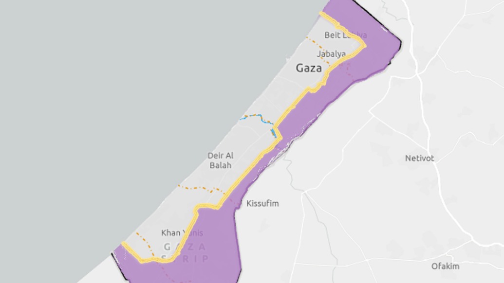 释疑｜以色列怎么撤军？看懂加沙停火协议中的这条线
