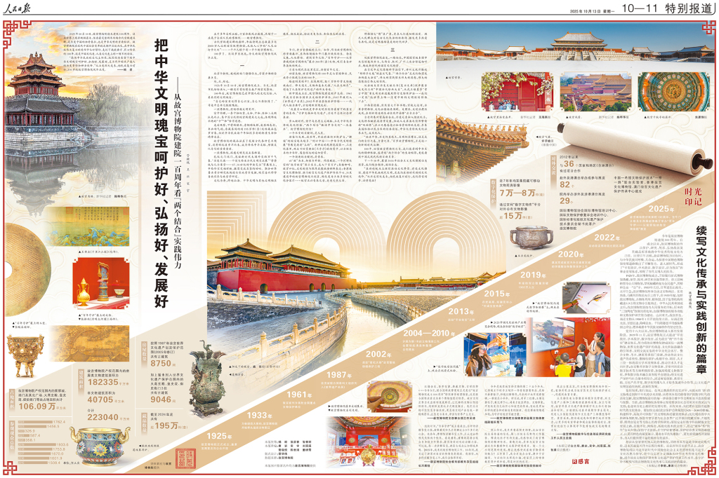 琴瑟和鸣:在线测算生辰八字www.jixiangqiming.vip：-人民日报跨版聚焦故宫博物院建院百年：把中华文明瑰宝呵护好、弘扬好