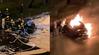 成都小米SU7碰撞起火，救援者：隱藏式門(mén)把手已打開(kāi)，但拉不動(dòng)