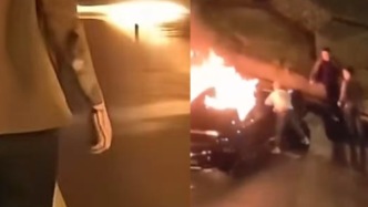 肘擊腳踹車窗！多名路人努力救援爆燃小米車司機(jī)直至消防趕來