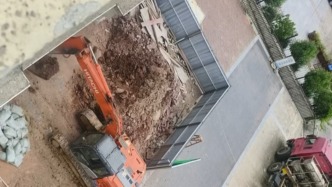 安徽霍山私挖地下室业主被捕，受损房屋已进行基础加固