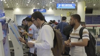 第三季度免簽入境外國人724.6萬人次，同比增48.3%