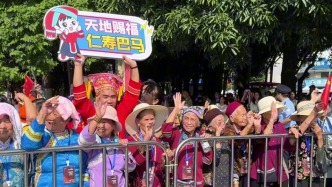 不愧是長壽之鄉(xiāng)！環(huán)廣西世巡賽，一群巴馬長壽老人來助威