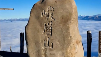 游客在瑞士碰見峨眉山石，官方：友誼姊妹山，十年前互換石頭