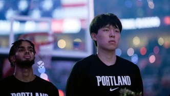 上場5分鐘，得2分，1個籃板，楊瀚森體驗NBA萬事開頭難