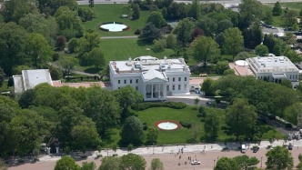 美國白宮東翼已被徹底拆除