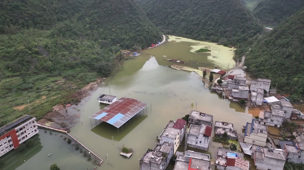 五晝夜高強(qiáng)度排抽，廣西百色大力屯積水已消退