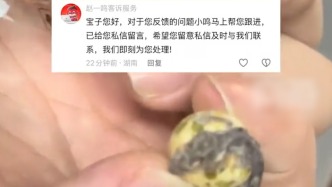 趙一鳴零食被曝吃出壁虎，官方客服回應(yīng)