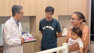 蒙古國膽道閉鎖患兒跨國求醫(yī)，爸爸捐肝250克在滬成功移植