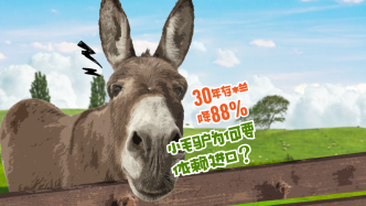 財(cái)曉得｜30年存欄降88%，小毛驢為何要依賴進(jìn)口？