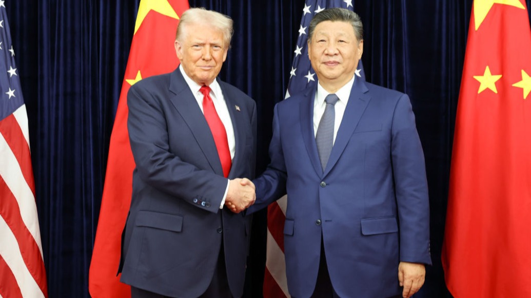 中美元首會晤，習(xí)近平同特朗普握手合影