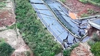 南景高速塌陷沉降，普洱交通局：原因仍在调查，恢复通车时间待定