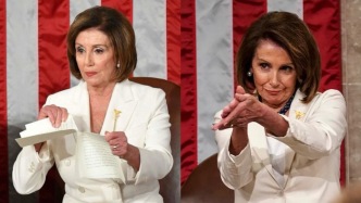 85歲佩洛西將退休，回顧她與特朗普交鋒歷史：夸張鼓掌、手撕演講稿...