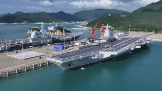 我國第一艘電磁彈射型航空母艦入列，福建艦高清大圖來了