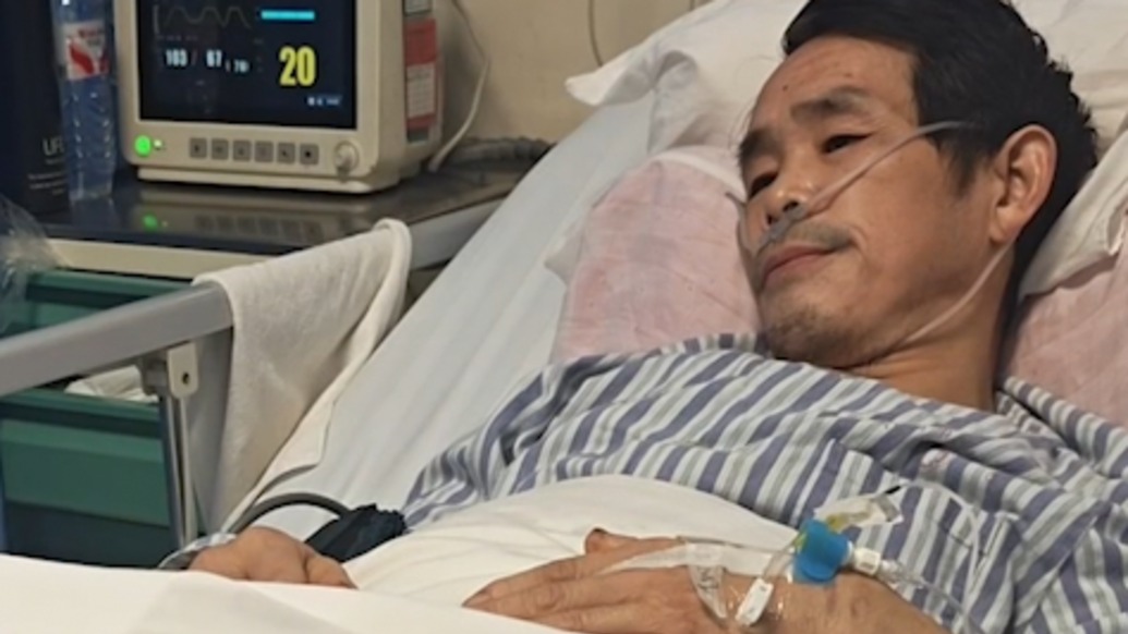 他用一条腿，换回一条命