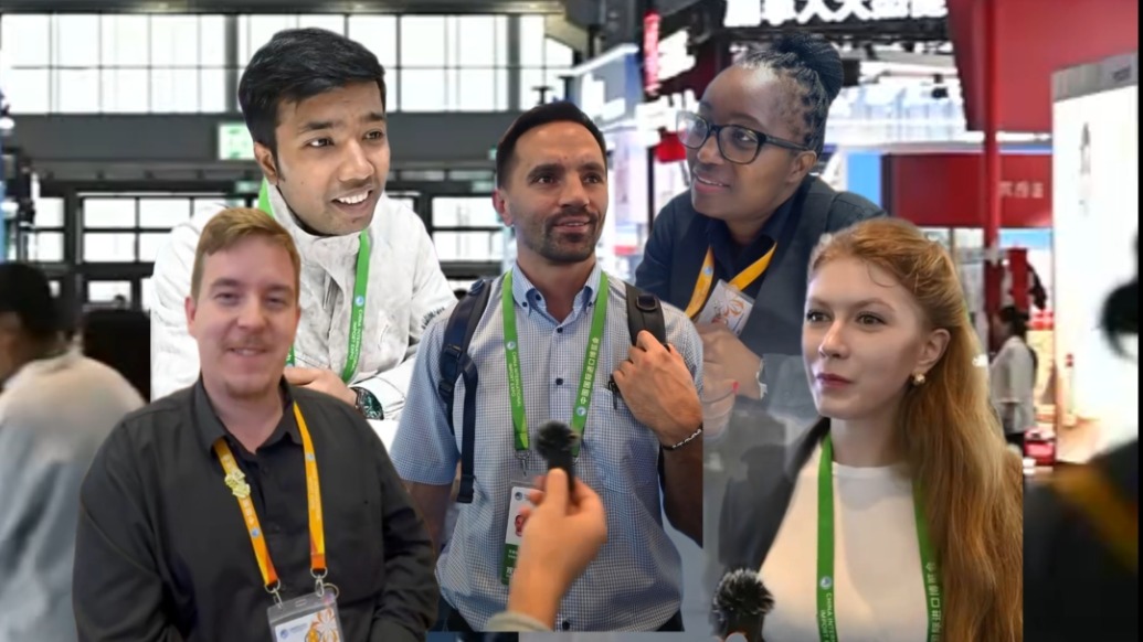 点赞不停！外国观众打卡进博，直呼 “下次一定再来”