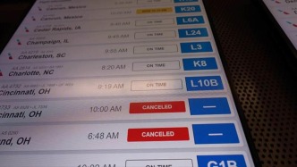 全美9日航班取消量超2000架次，延誤航班超7000架次
