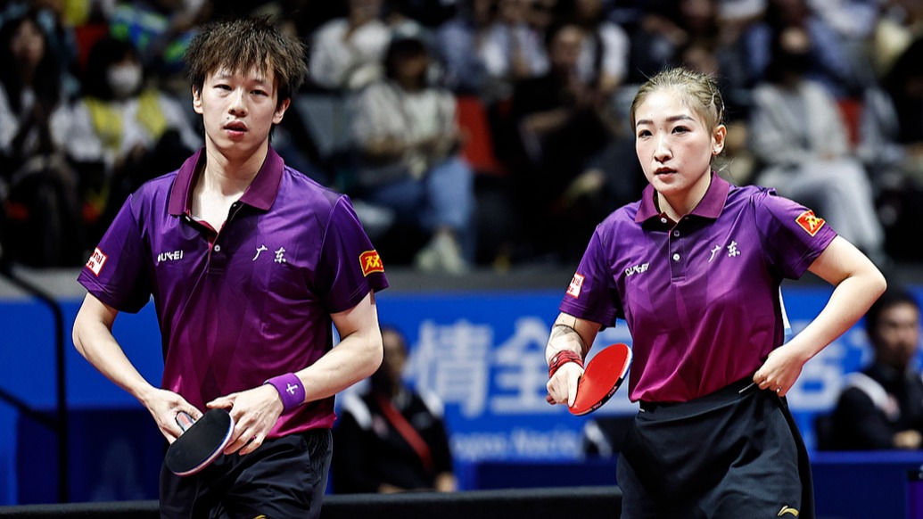 搭档林高远晋级混双八强,刘诗雯感叹重返赛场很开心