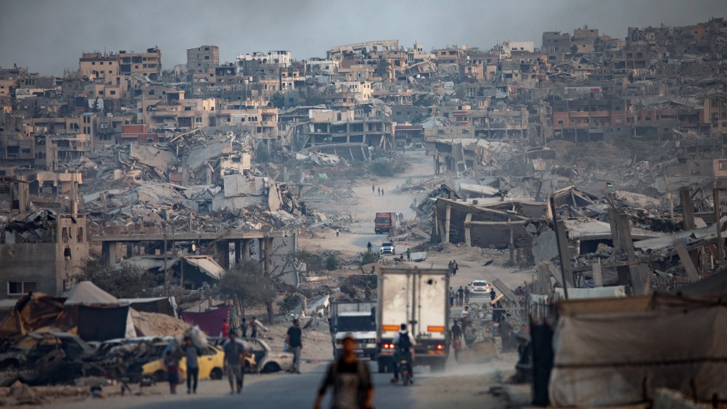 加沙?；稹皾M月”，哈馬斯指責(zé)以色列多次違反?；饏f(xié)議