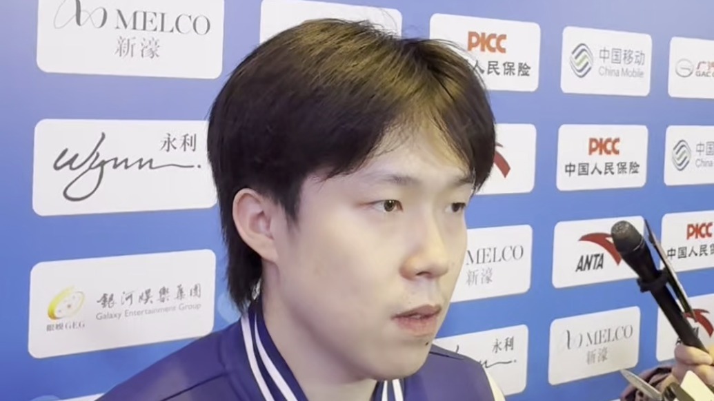 有侥幸有保守还好赢下来，王楚钦感叹这场锤炼好处多多