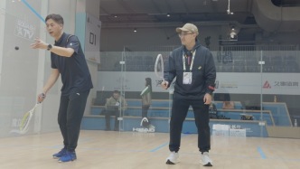 为何壁球是室内运动之王，澎湃新闻记者来了堂体验课