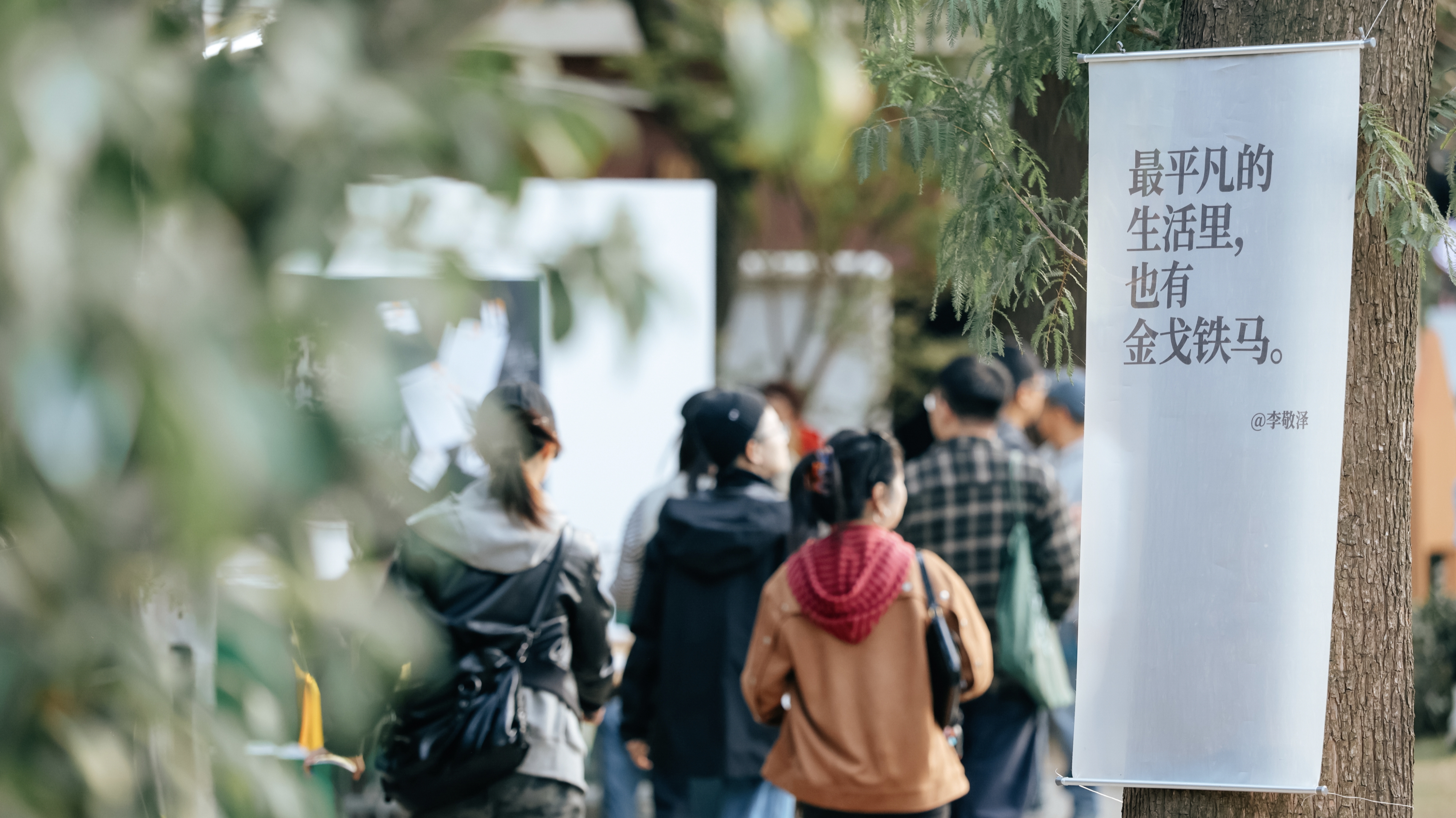 公园里的文学节:生活万岁!