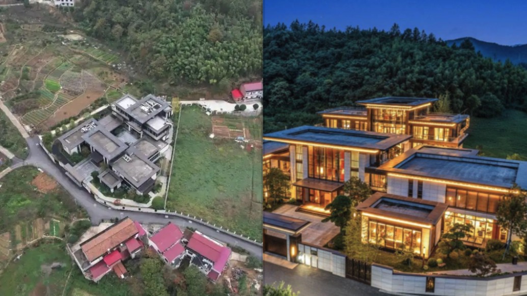 豪华别墅民宿占用耕地?湖南衡阳一镇政府:5年前挂牌出让,业主合法建设