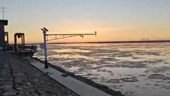 黃河內(nèi)蒙古河段出現(xiàn)流凌，黃河進(jìn)入凌汛期