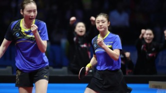 12年后，陳夢又一次幫山東拿到全運會乒乓球女團金牌