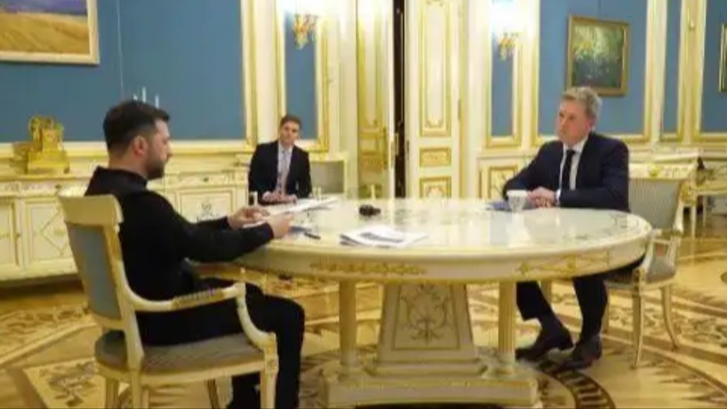 澤連斯基會見美陸軍部長，討論和平方案